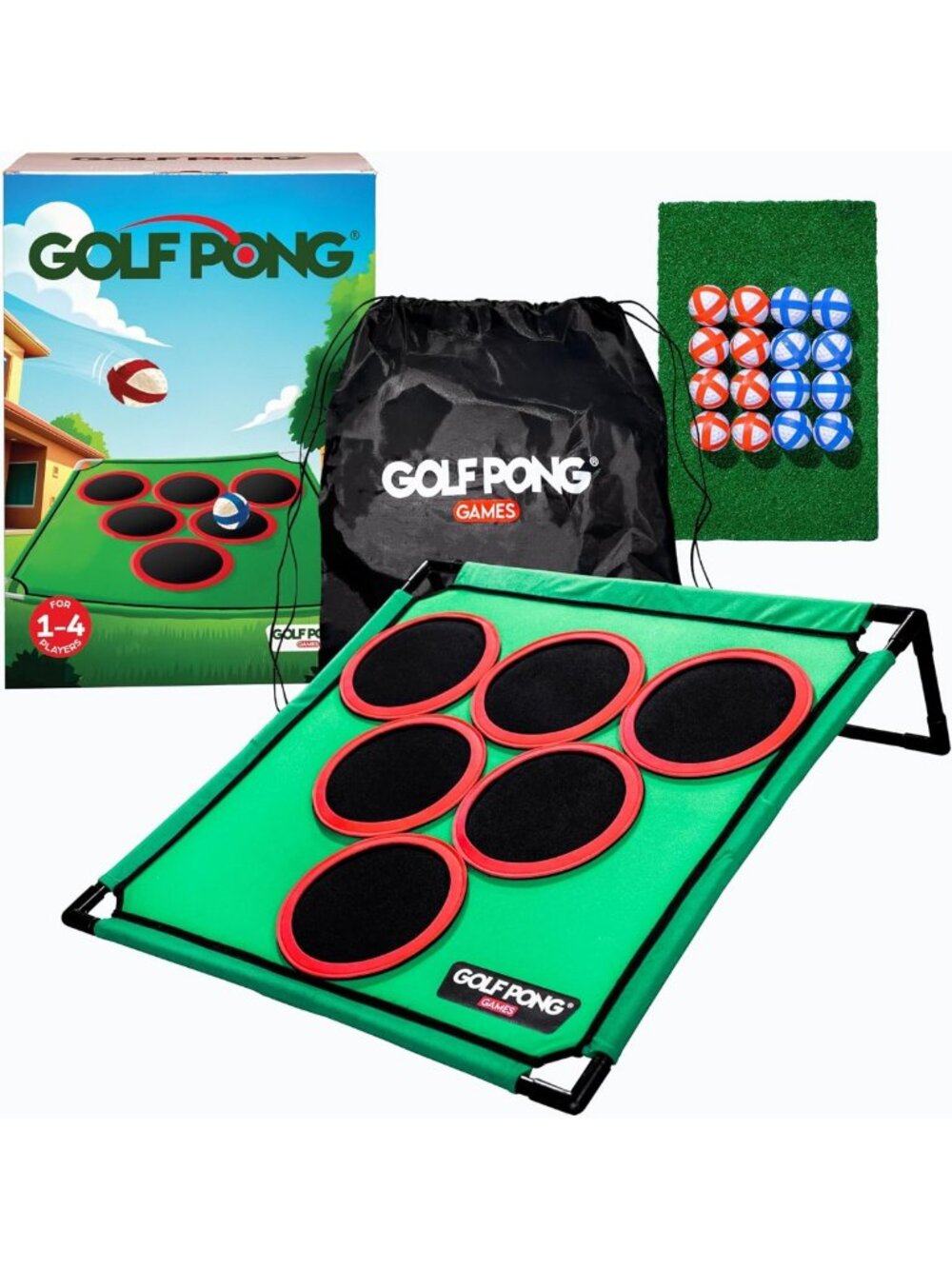 Chipping Game Set for Adults - Fun Indoor/Outdoor Golf Board Game for All